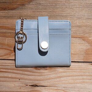 Soft Thin Blue Wallet RFID Blocking